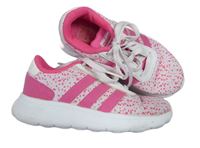 Bílo-růžové skvrnité ultralehké botasky Adidas vel. 28