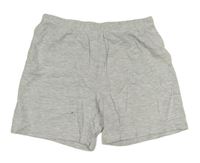 Světlešedé melírované pyžamové kraťasy PRIMARK