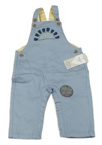 Světlemodré laclové kalhoty s obrázkem M&S