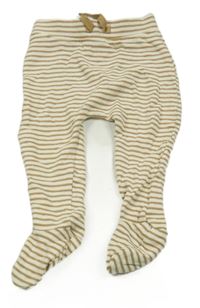 Smetanovo-hnědé pruhované polodupky George