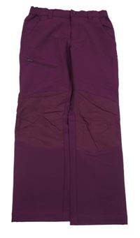 Vínové outdoorové kalhoty TrollKids