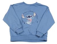 Modrá mikina so Stitchem Disney