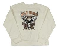 Smotanová mikina s orelom Primark