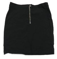 Černá sukně se zipem New Look