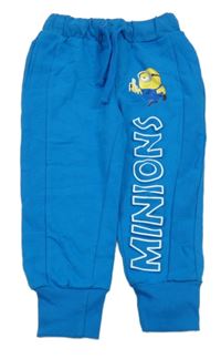 Modré tepláky s Mimoněm a 3D nápisom Sinsay