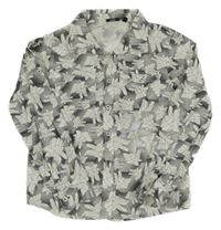 Bílo-černá vzorovaná košile Mexx