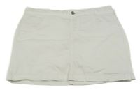 Biela plátenná sukňa Benetton