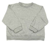 Sivá melírovaná mikina H&M