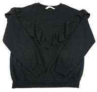 Čierna mikina s volánem H&M