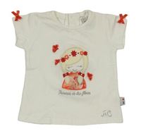 Biele tričko s dívkou