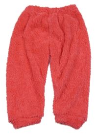 Ružové chlpaté tepláky