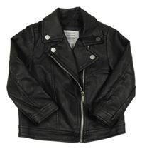 Čierny koženkový krivák Primark