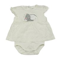 Biele body s Dumbem a madeirou Disney