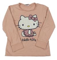 Svetloružová ľahká mikina s Hello Kitty