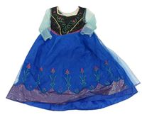 Kostým - Modro-černé šaty - Anna - Frozen Disney