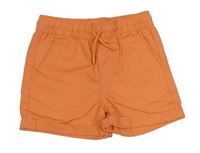 Oranžové plátenné kraťasy Primark