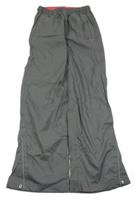 Sivé šušťákové vodeodolné nohavice Pocopiano