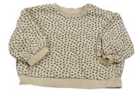 Béžovo-sivo-ružová mikina s leopardím vzorom George