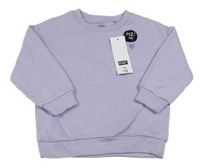 Nové - lila mikina se srdíčkem F&F