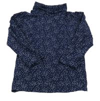 Tmavomodrý bodkovaná ý rolák Topomini