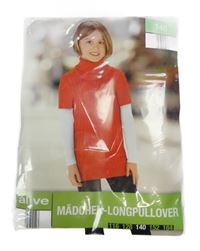 Nové - Červená svetrová tunika s rolákom Alive