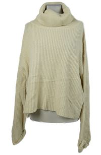 Dámský béžový sver s rolákem Boohoo