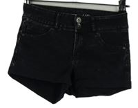 Dámske čierne rifľové kraťasy FB Sister