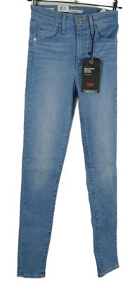 Nové - Dámské světlemodré skinny rifle Levi´s vel. 25