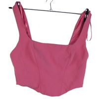 Dámsky ružový crop top Stradivarius
