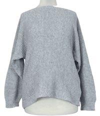 Dámský šedý svetr 