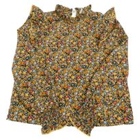 Barevná květinová halenka Shein