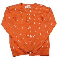 Červený prepínaci sveter s pejsky TU