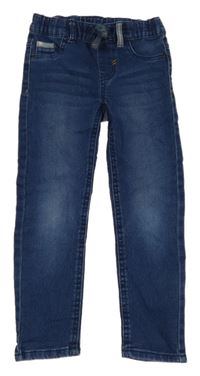 Tmavomodré teplákové slim rifle Impidimpi