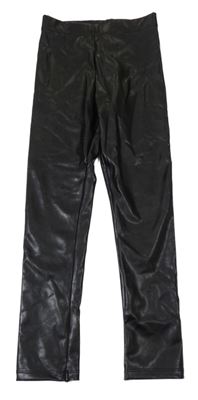 Čierne potiahnuté é legíny H&M