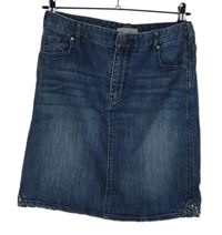 Dámska tmavomodrá rifľová sukňa White Stuff