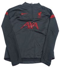 Tmavošedé sportovní triko - FC Liverpool Nike
