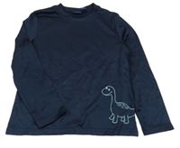 Tmavomodré thermo tričko s dinem Lupilu