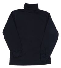 Tmavomodrá mikina s rolákom