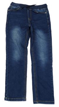 Tmavomodré teplákové jogger rifle Next