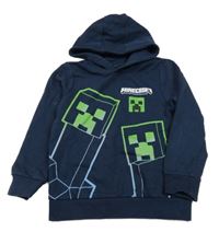Tmavomodrá mikina s kapucí - Minecraft 