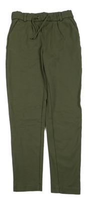 Khaki teplákové nohavice Only