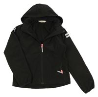 Černá softshellová bunda s kapucí H&M