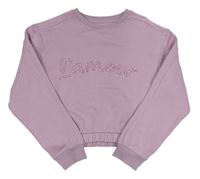 Lila crop s nápisom Primark