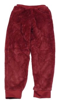 Červené chlpaté nohavice Cool&young