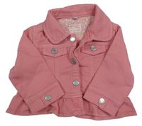 Ružová rifľová bunda Bluezoo
