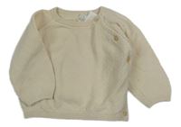 Smotanový vzorovaný sveter H&M