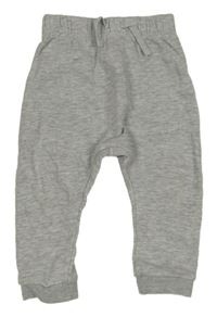 Šedé melírované tepláky George 