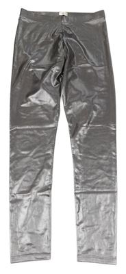 Sivé lesklé legíny F&F