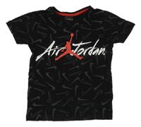 Černé tričko s logem Nike Jordan