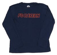 Tmavomodré fotbalové triko FC Bayern Munchen